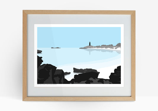 Rottnest Island Art Print - Blue